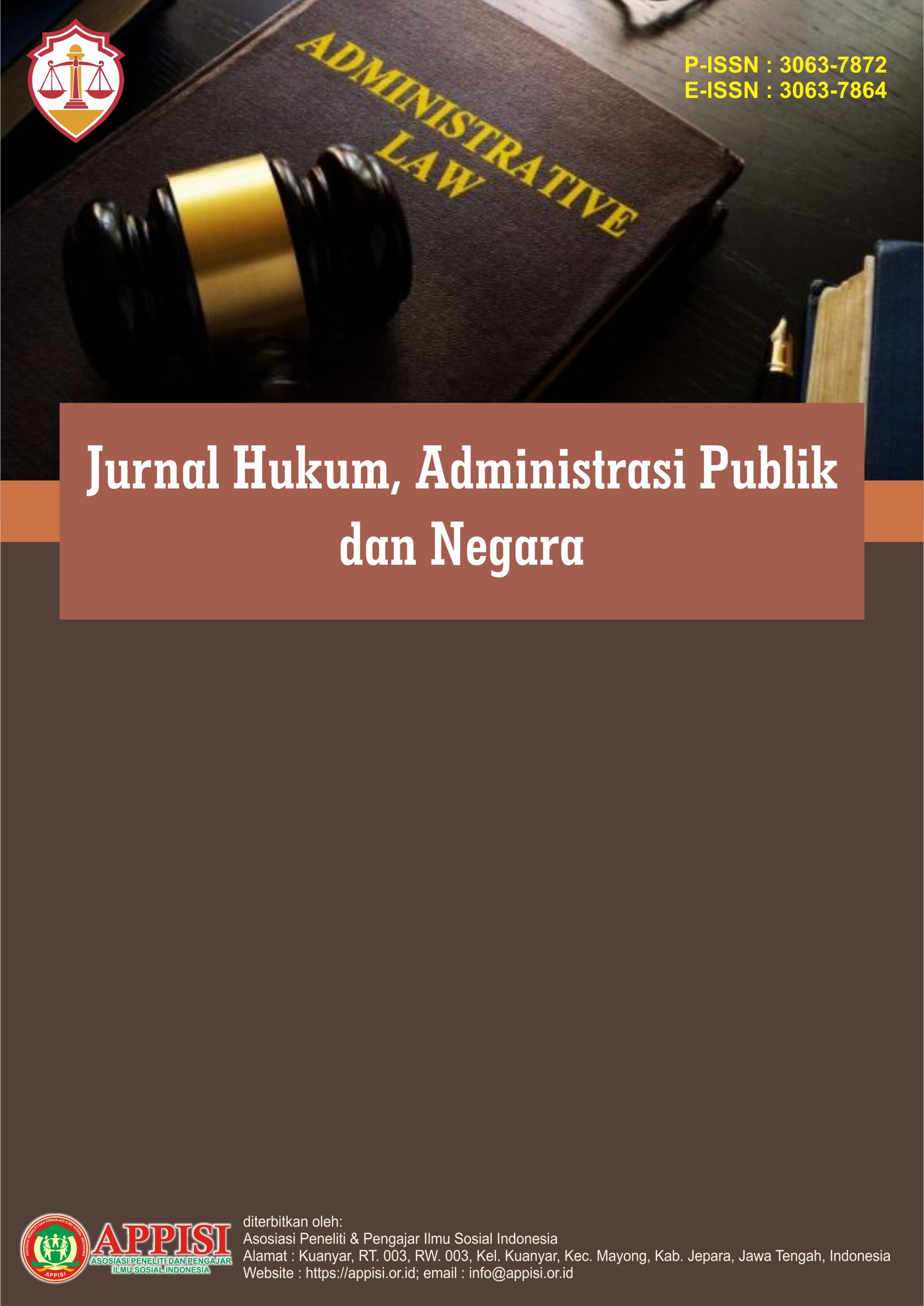 					View Vol. 3 No. 3 (2026): Mei: Jurnal Hukum, Administrasi Publik dan Negara
				